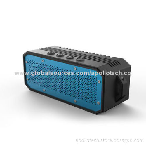 Professional Rugged Bluetooth Speaker with 10,400mAh Capacity, Supports TF Card